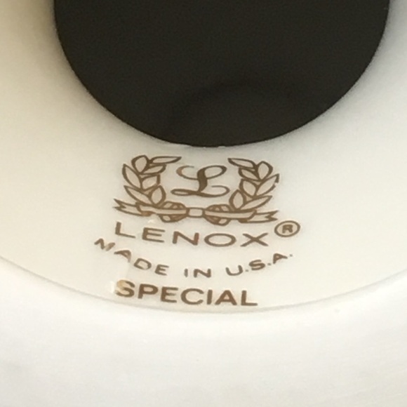 Lenox  Special Taper Candleholders with Brown Floral Design - Picture 8 of 9